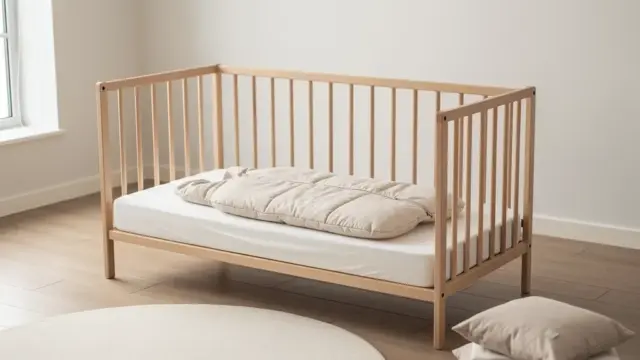 Babyzimmer Sicherheit: Sicherer Schlafplatz ohne Kissen und Decken für das Baby