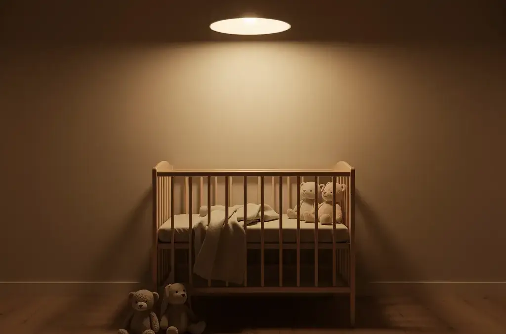 Sanfte Babyzimmer Beleuchtung für einen erholsamen Schlaf des Kindes