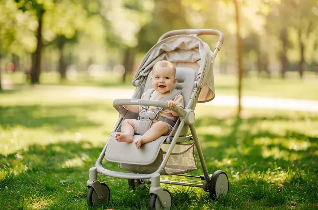 Wechsel vom Kinderwagen zum Buggy ab 6 Monaten für mehr Mobilität
