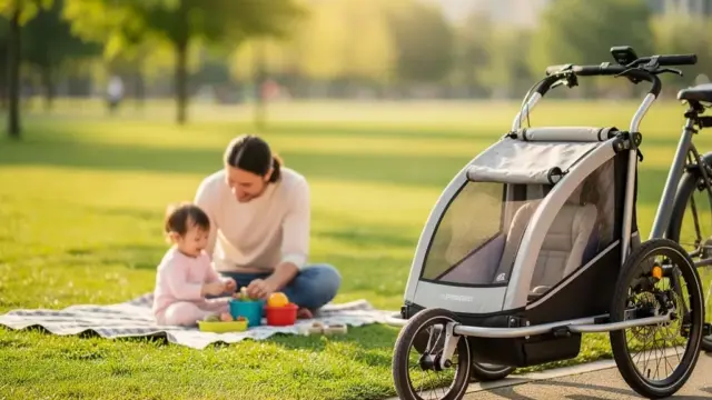 Fahrradanhänger oder Kinderwagen für aktive Eltern optimal wählen