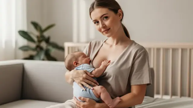 Beratung für Eltern zu Stillen oder Fläschchen für Babys erste Monate