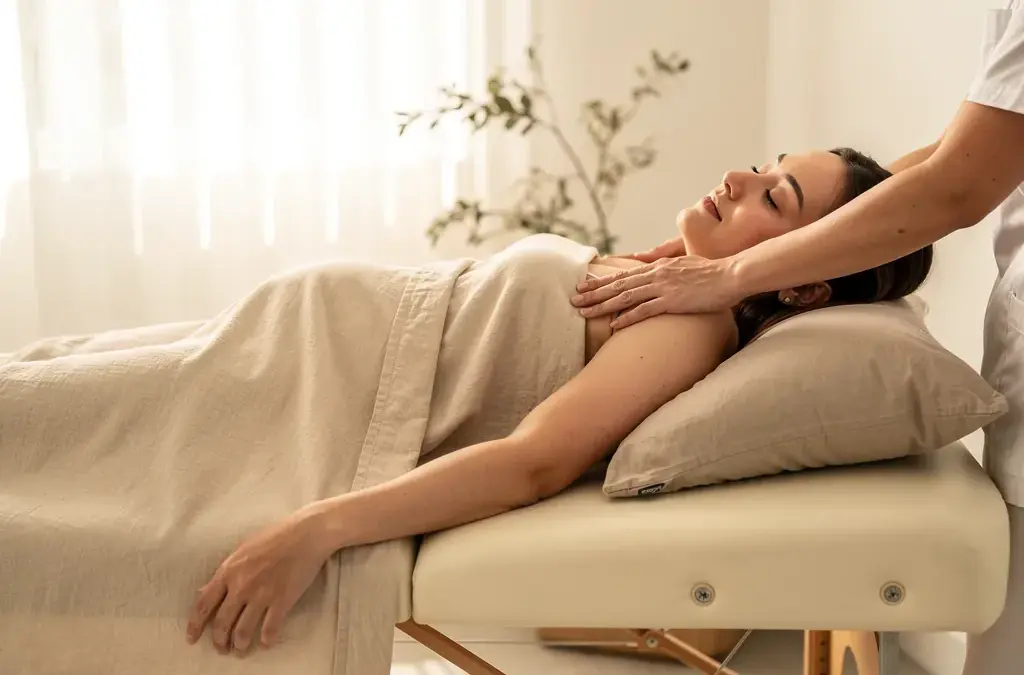 Wochenbett-Massage fördert Heilung und Entspannung für frischgebackene Mütter